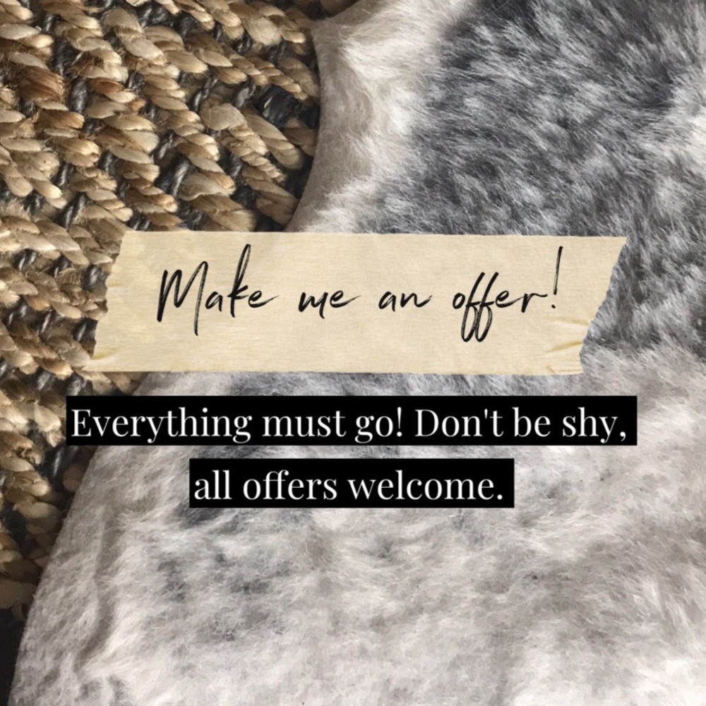 Everything must go!